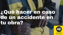 ¿Qué hacer en caso de un accidente en tu obra?