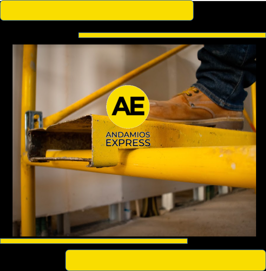 ​Las escaleras como accesos al andamio