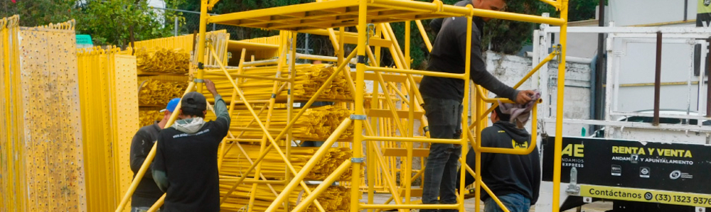 Buenas prácticas en la construcción con el uso de andamios.
