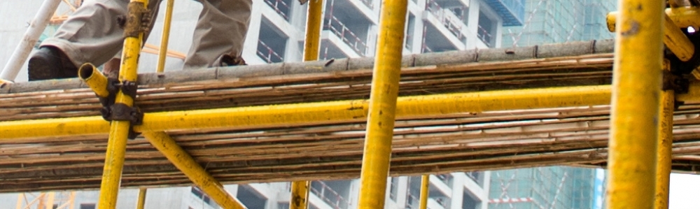 Los andamios en construcciones antiguas